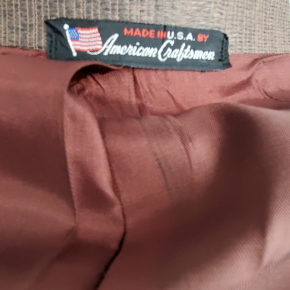 Miller Stockman for Western living  brown men blazer size 42 L - Picture 3 of 9